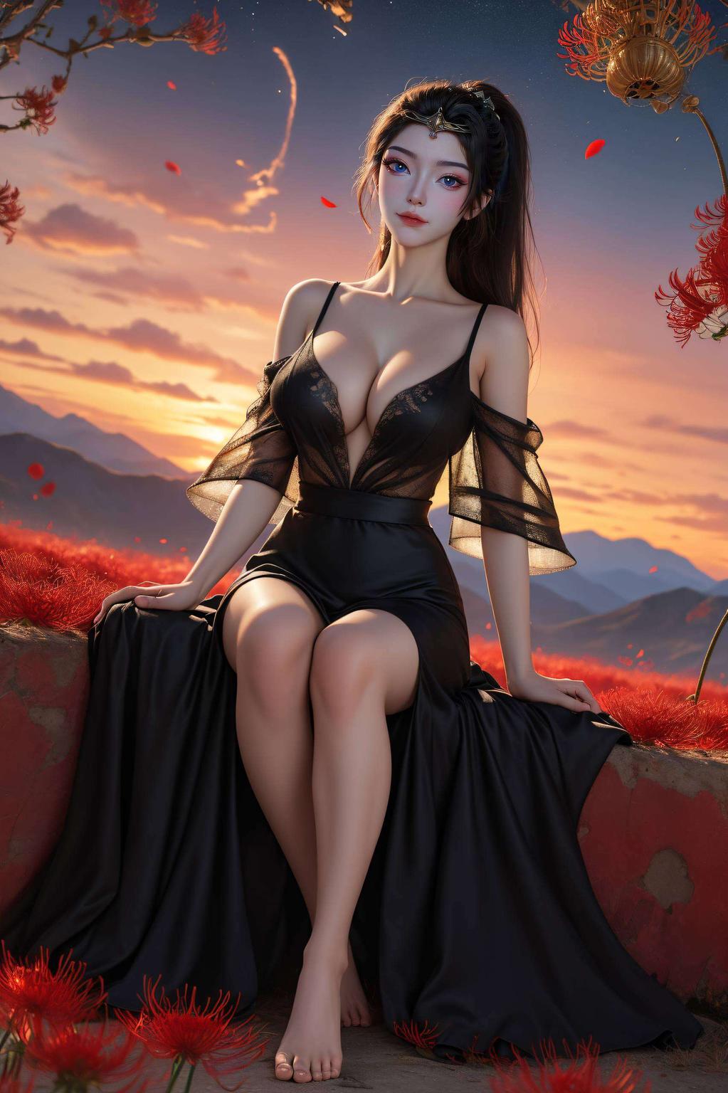 将国漫女神的灵动风姿与AI同人的科技魅力完美融合唯美至极