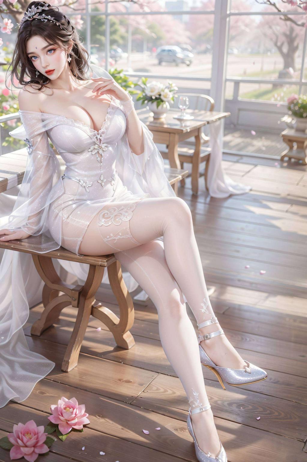 那抹国漫中的绝世美女让她的每一个细节都如梦似幻