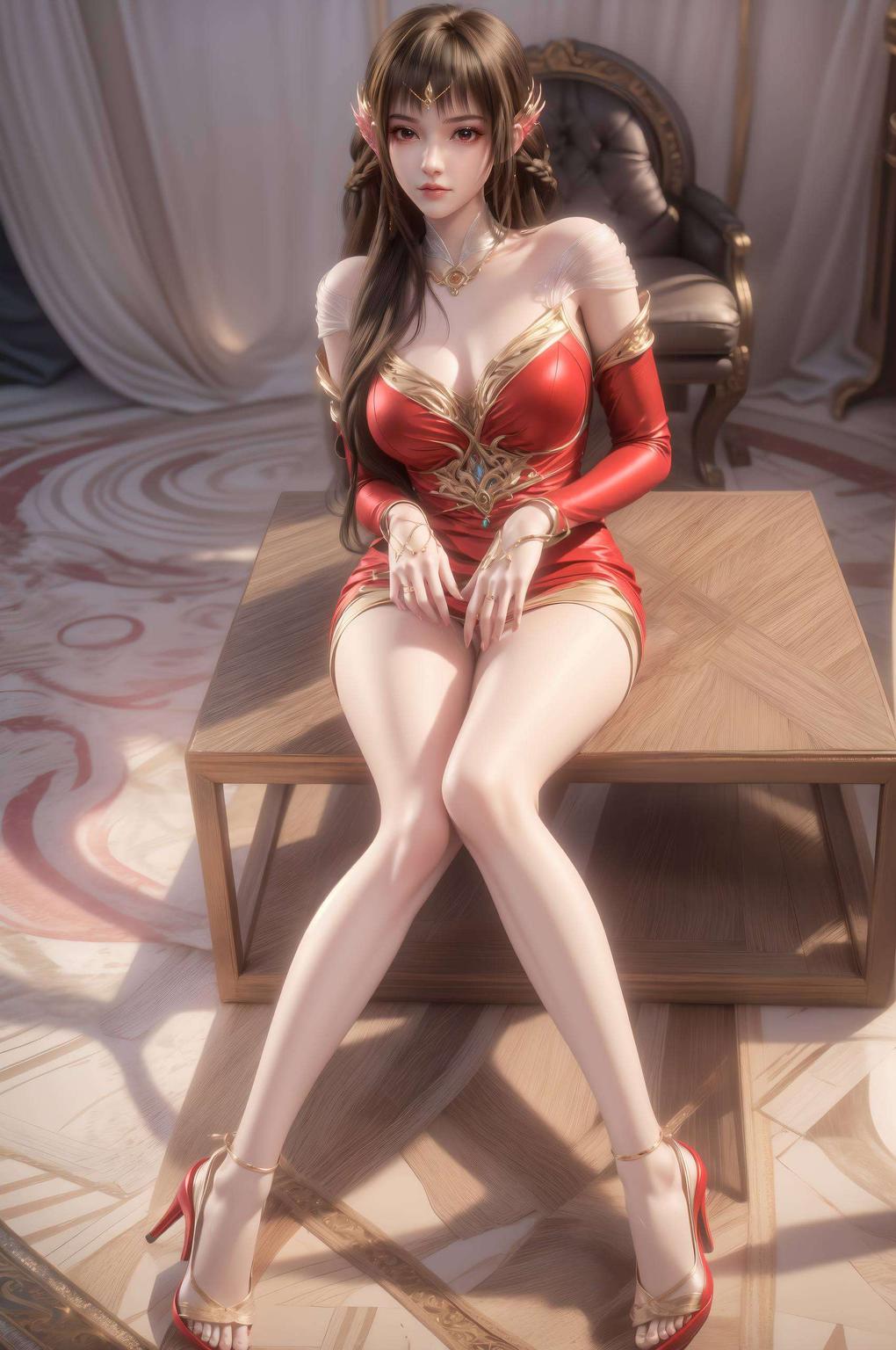 让画面更具动感以国漫美女的独特魅力