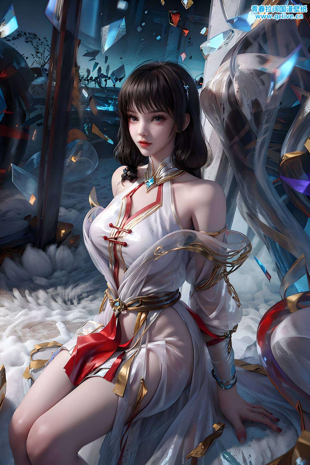 生动传神这款超还原的同人AI电脑壁纸