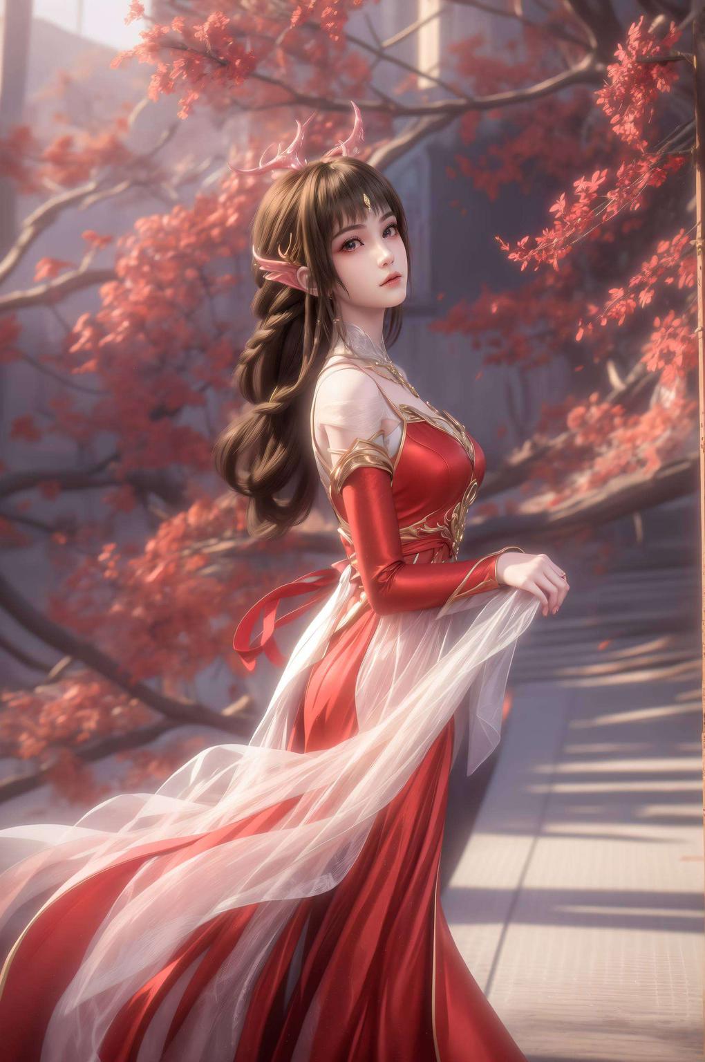 云落高清壁纸炫彩斑斓的色彩渲染