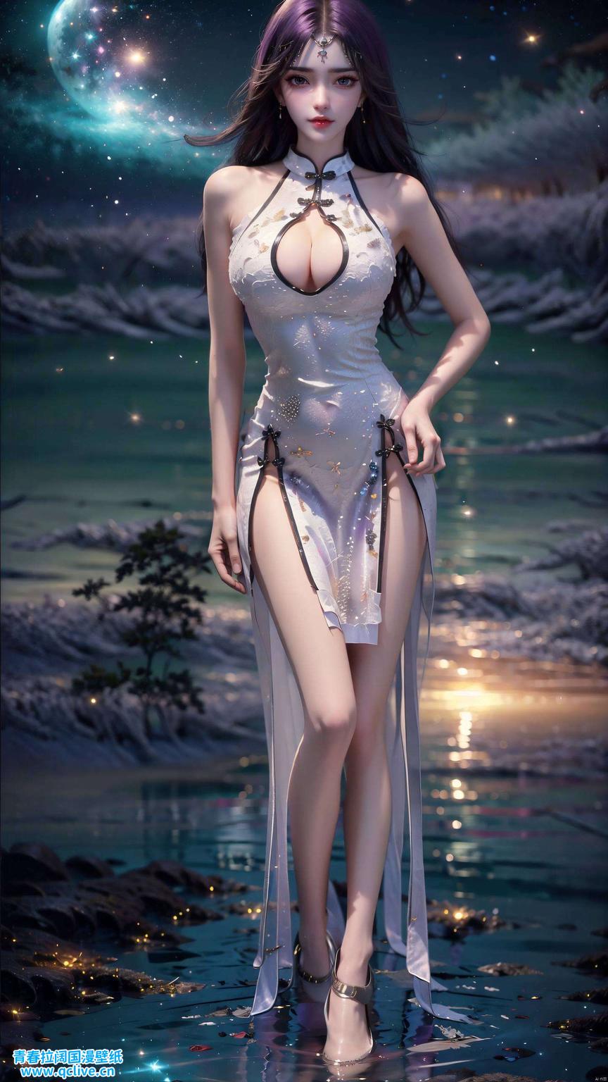 让画面充满了浪漫与伤感细腻的笔触和饱和的色彩