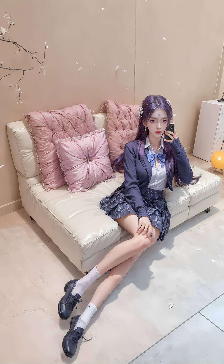 以2K高清画质绽放光彩波普艺术风格下的云曦