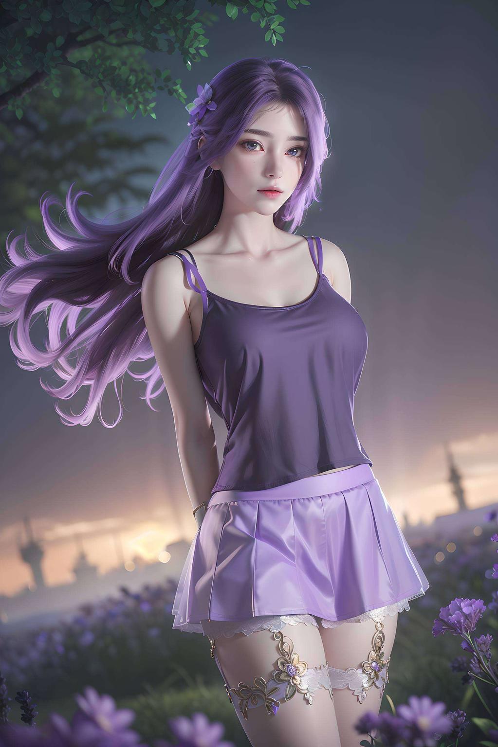 自然win10壁纸带你领略国漫美女的韵味每一朵花都诉说着古风漫画的浪漫故事