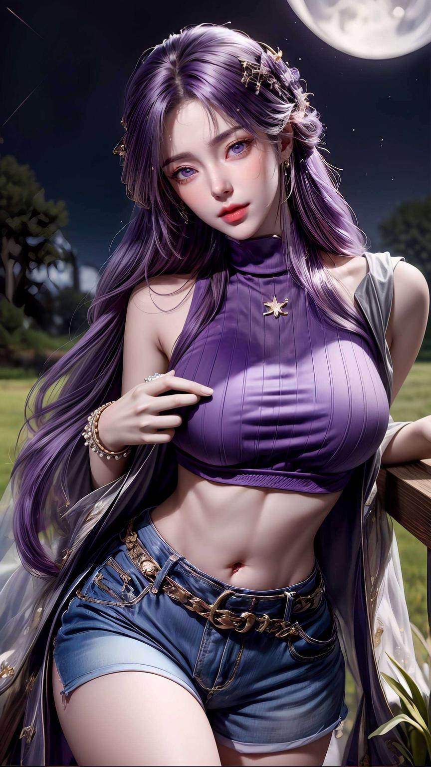 让你仿佛能感受到她的每一次微笑与呼吸这款1080p的油画风格壁纸