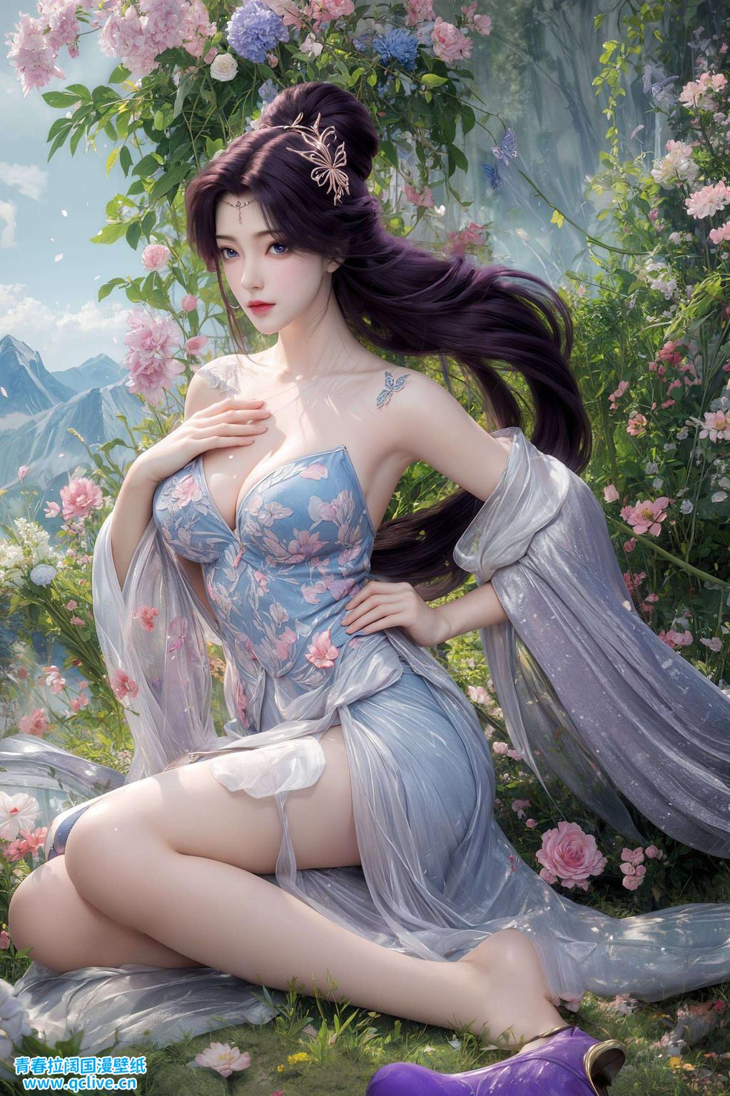 这款以云曦为主题的动态壁纸每一帧都是精心绘制的艺术作品