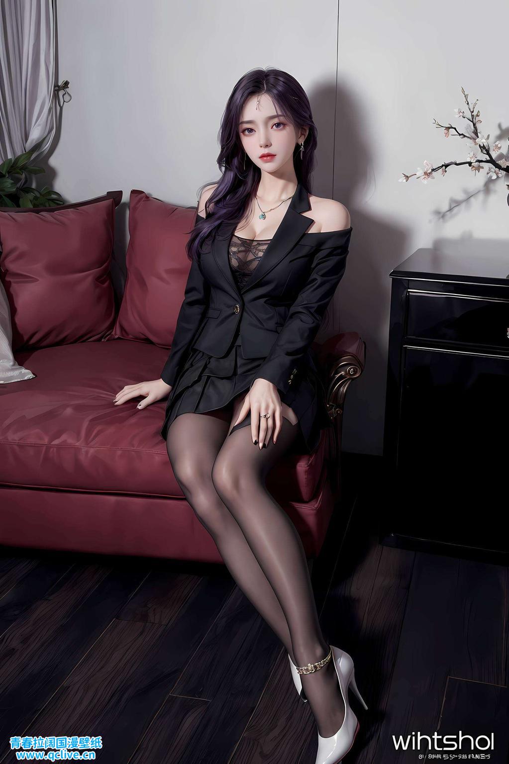 她的每一次微笑都让人沉醉将这份静谧与美好定格