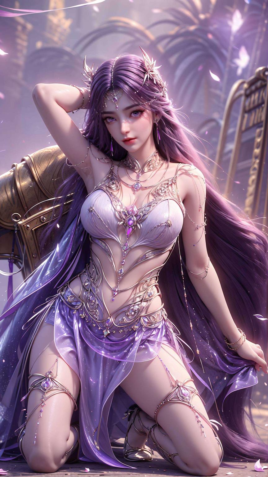 每一帧都是细腻如画的古韵美景婉约倩影映入4K高清壁纸