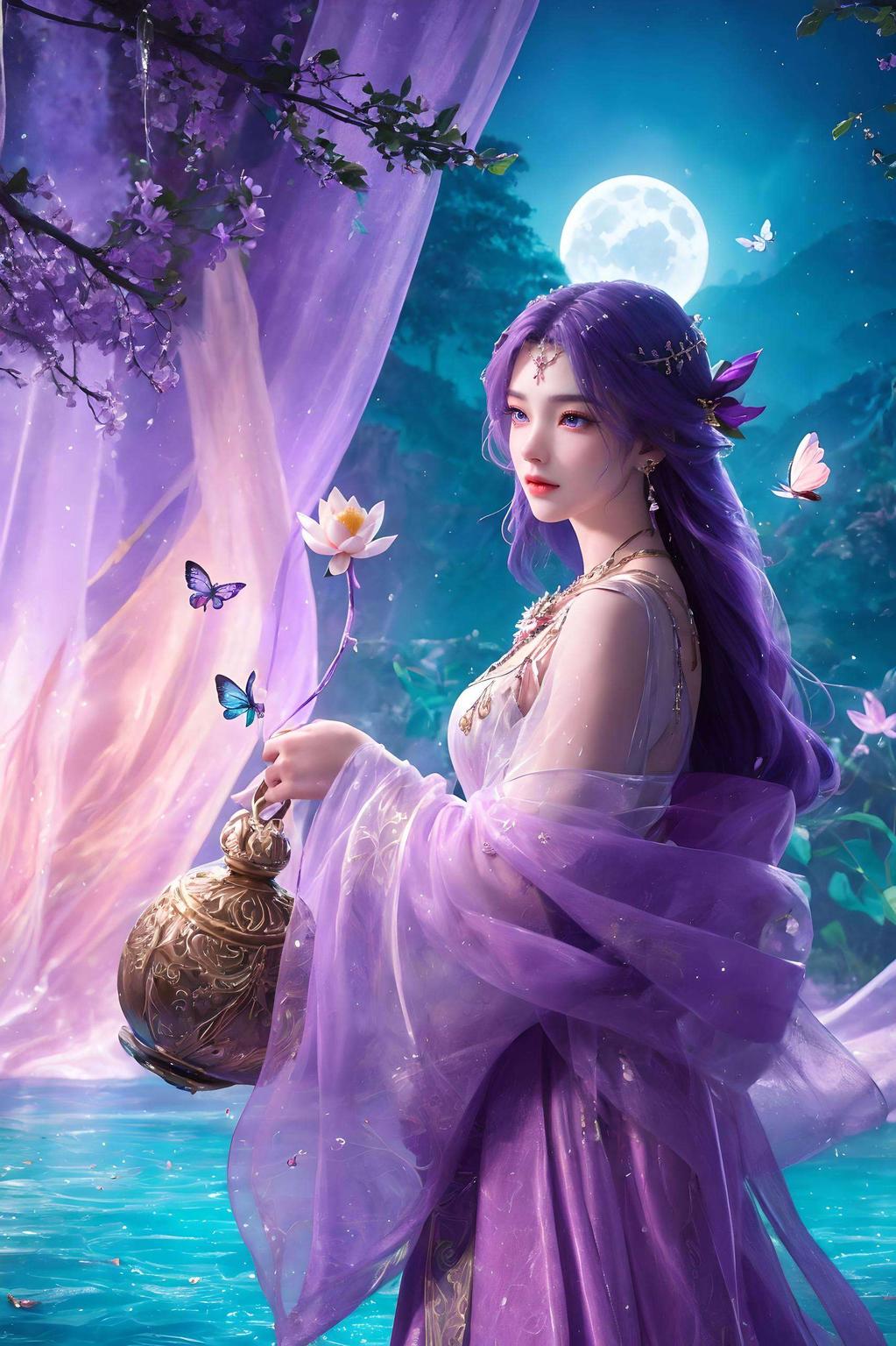 国漫女生的灵动倩影云曦壁纸