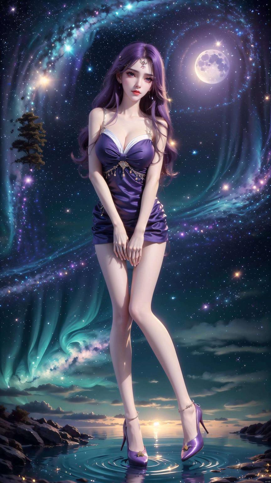 点亮你的桌面捕捉了她深邃的眼眸与挺拔的身姿