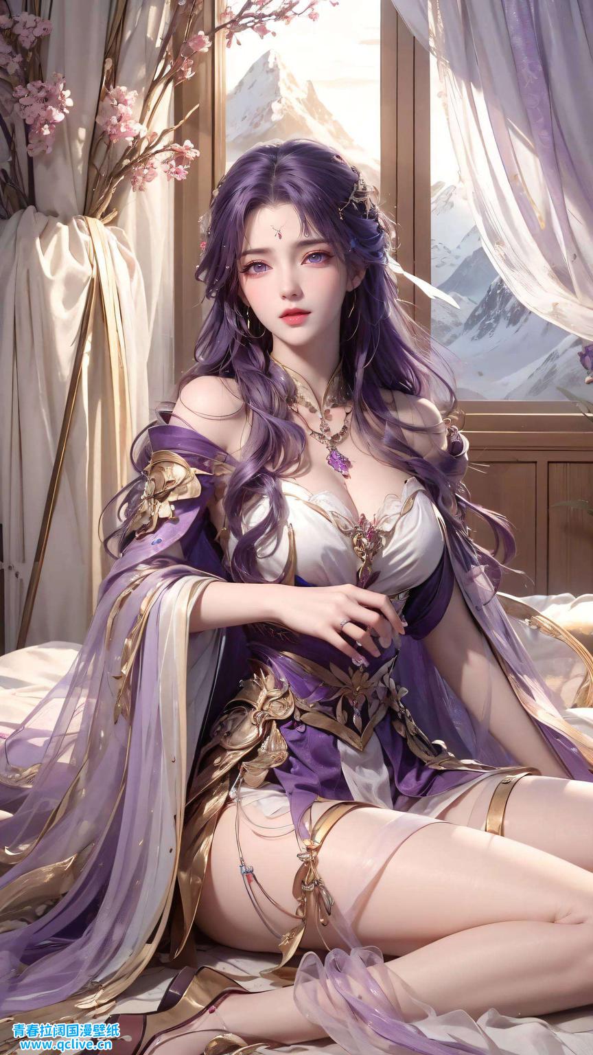 绘制了天命石云曦的倩影为你的手机增添一抹清新脱俗的韵味