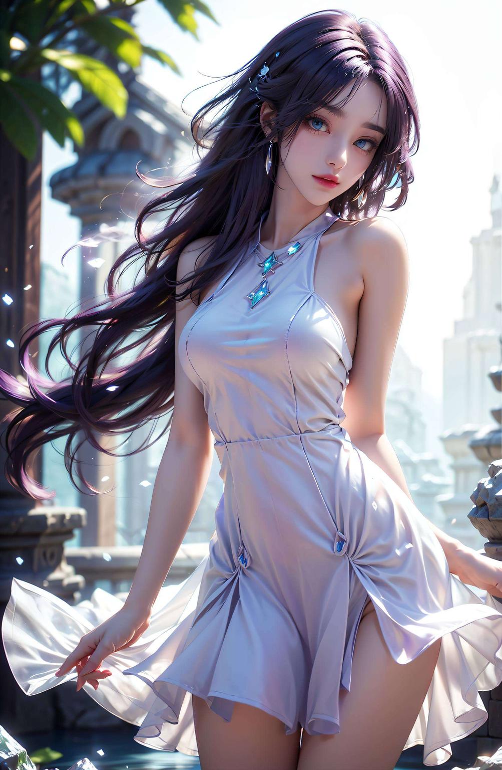 全屏AI绘画动作素材打造出这款炫彩壁纸