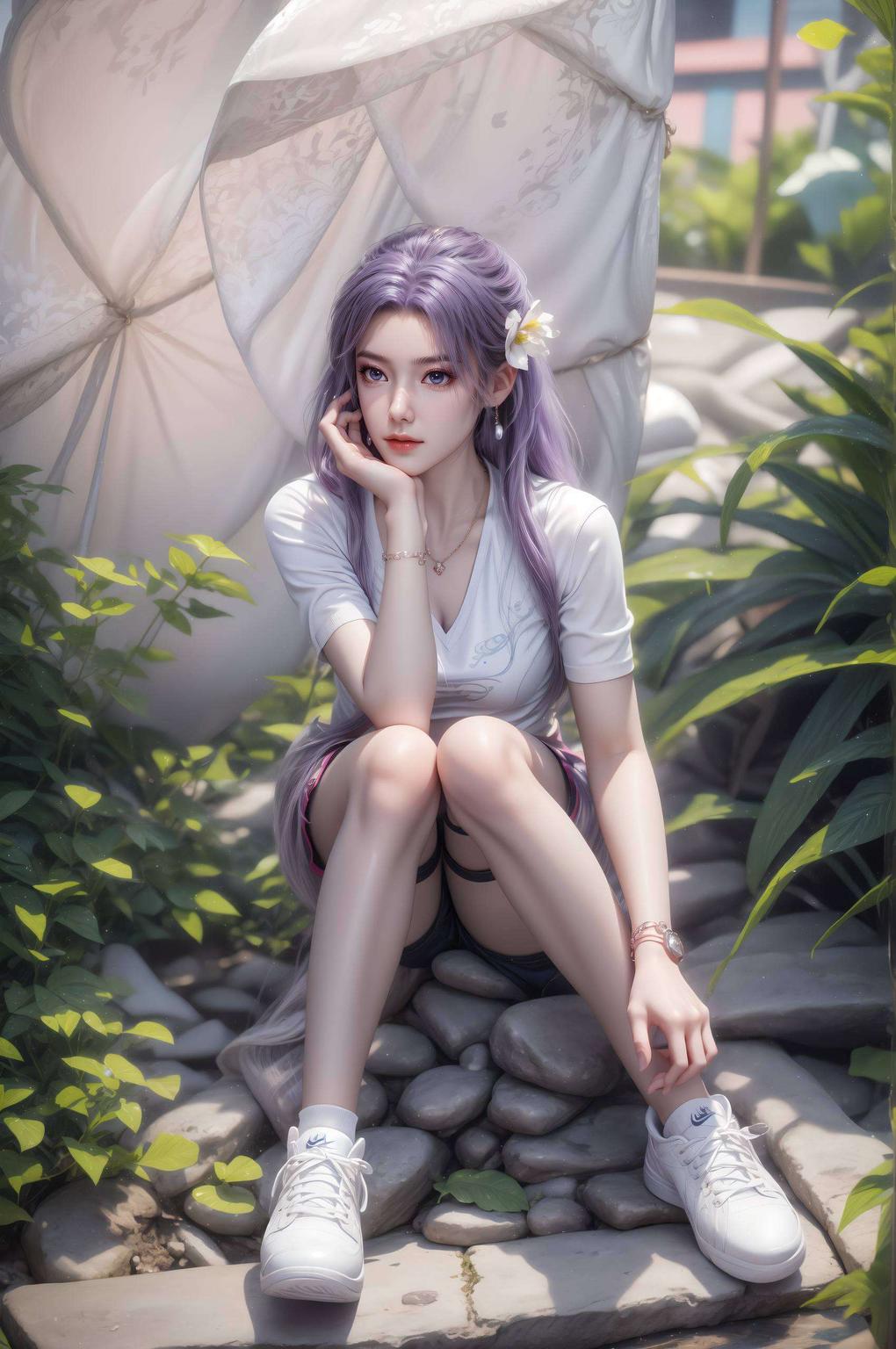 你的手机屏幕高清画质让你仿佛置身于清新建筑的奇幻世界