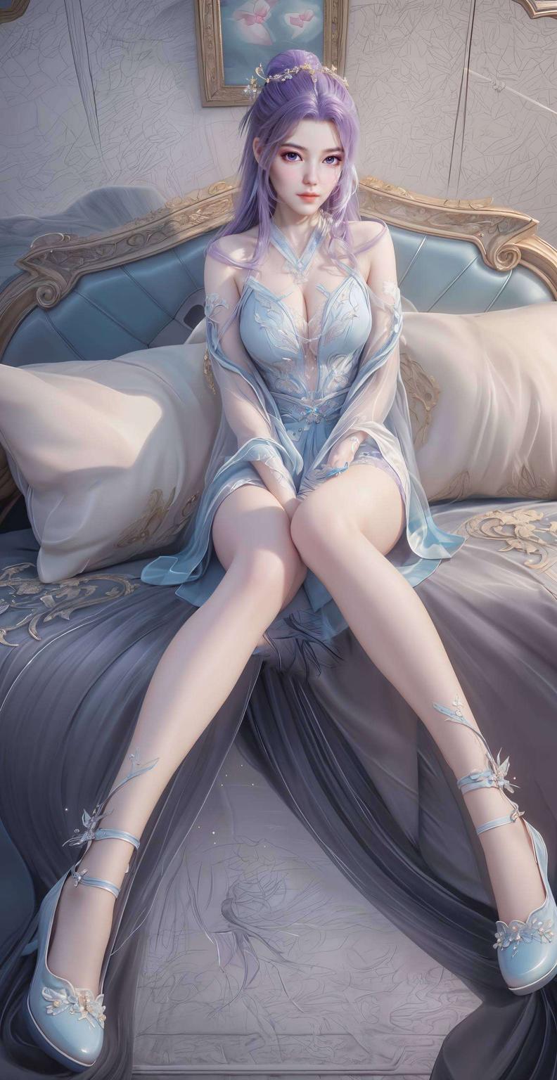 我们的国漫女主身着民族服饰让你的手机桌面瞬间焕发别样光彩