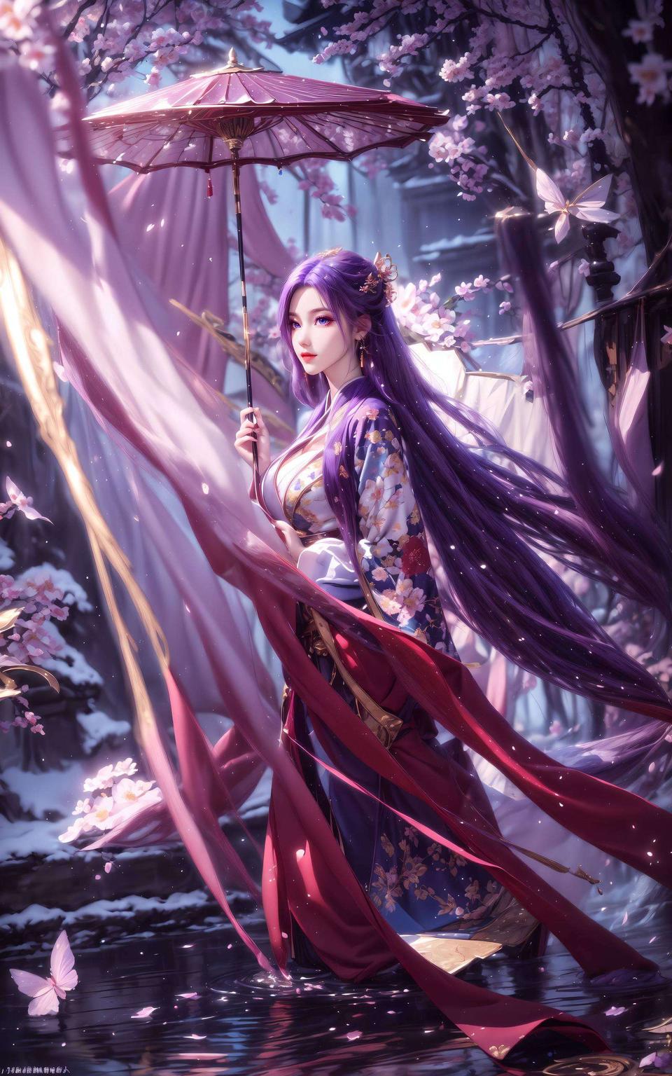闭眼间亦能感受其绝美风采这款唯美最新版4K高清AI女神壁纸