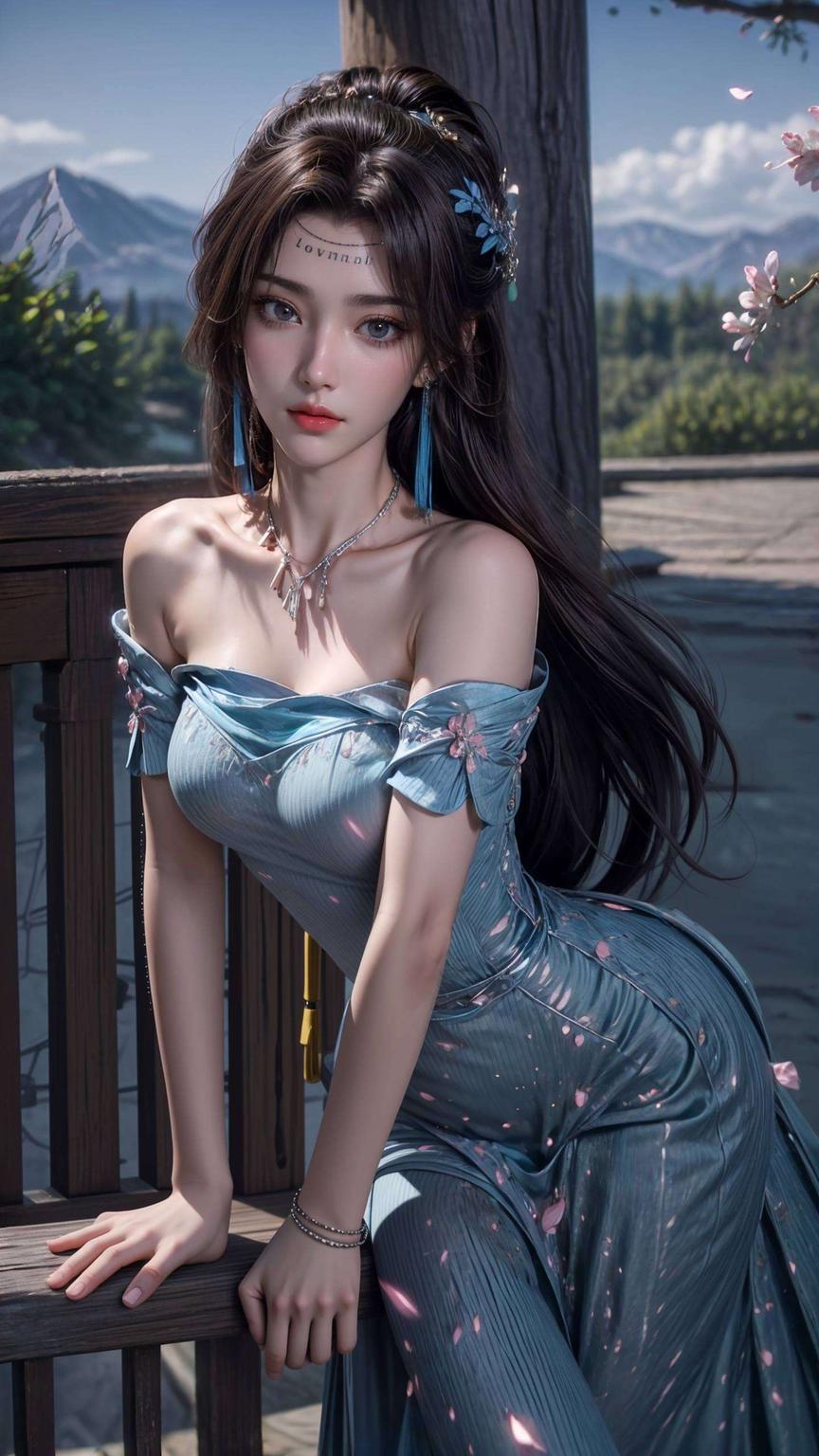 全屏AI绘画动作素材轻柔的色彩搭配