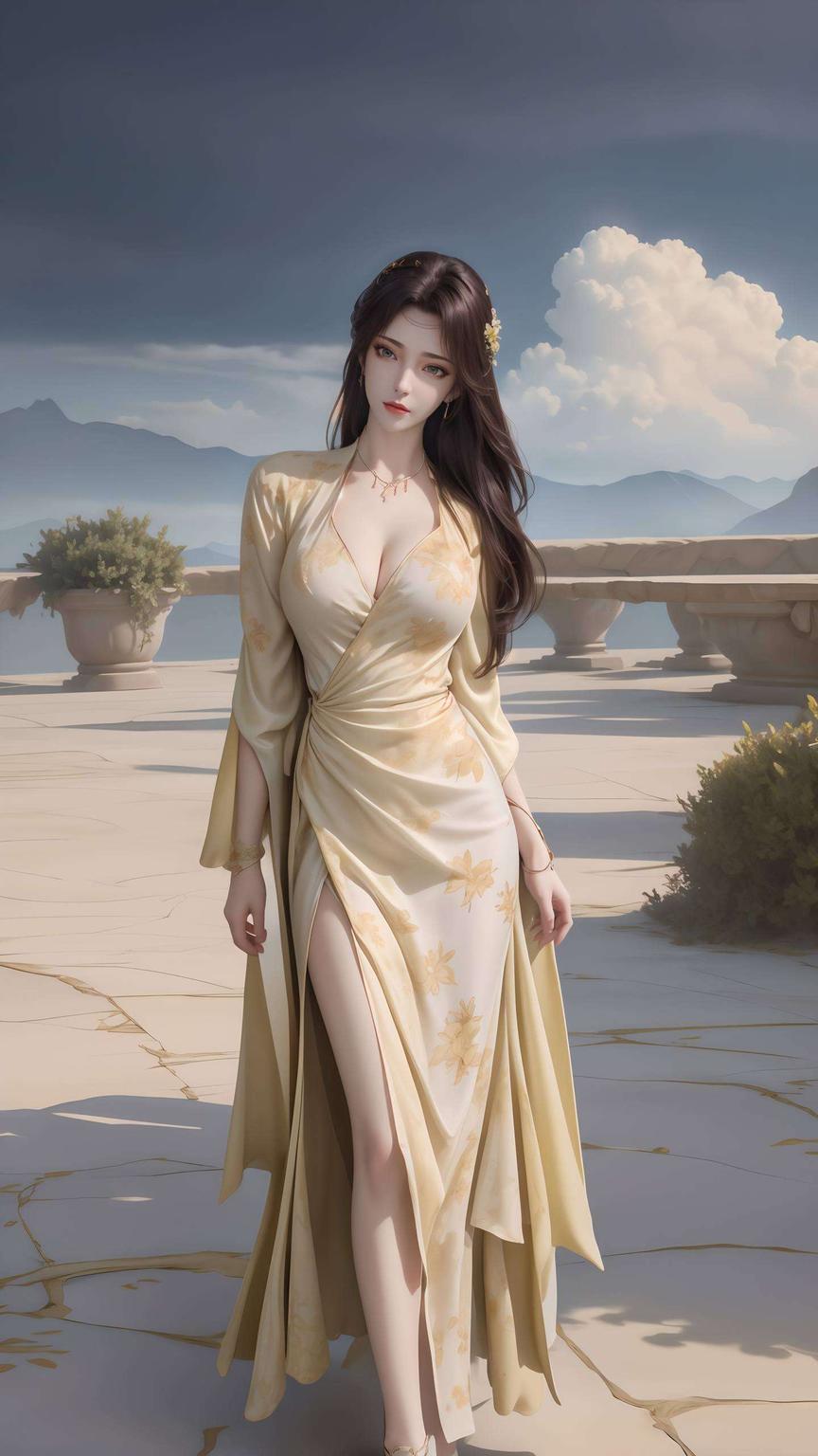 高清电脑壁纸呈现古香古色的神秘美感领略赛博与古典的交融之美