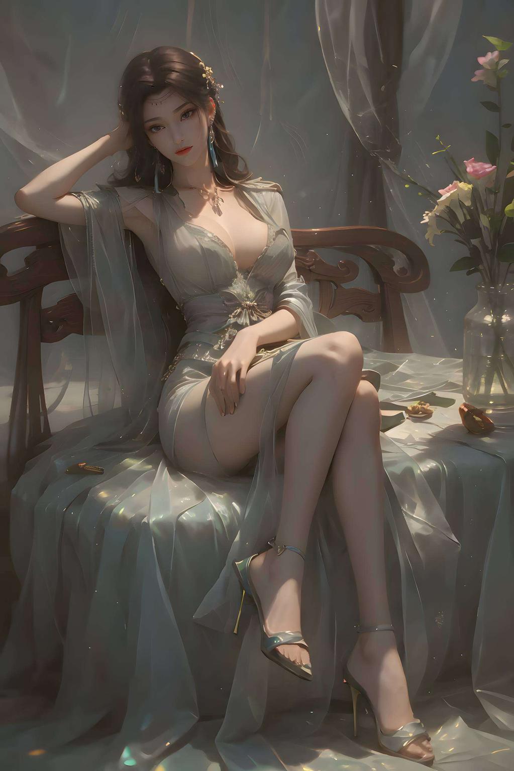 带你领略国漫之美4K高清国漫女主AI波西米亚PC国漫女神AI