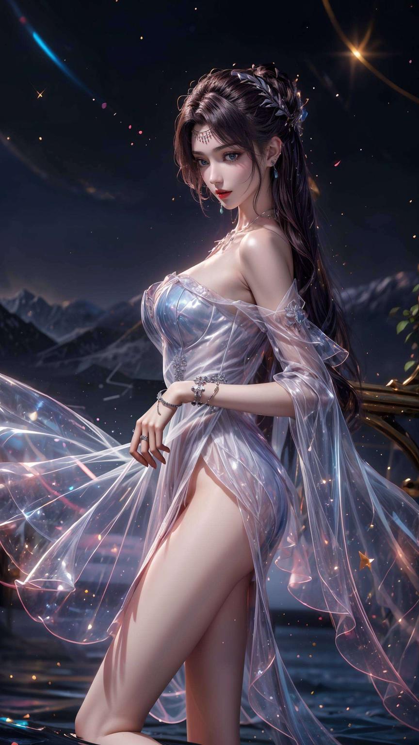 这幅美杜莎与云韵动态壁纸将神秘与柔美完美融合穿梭于奇幻的国漫世界
