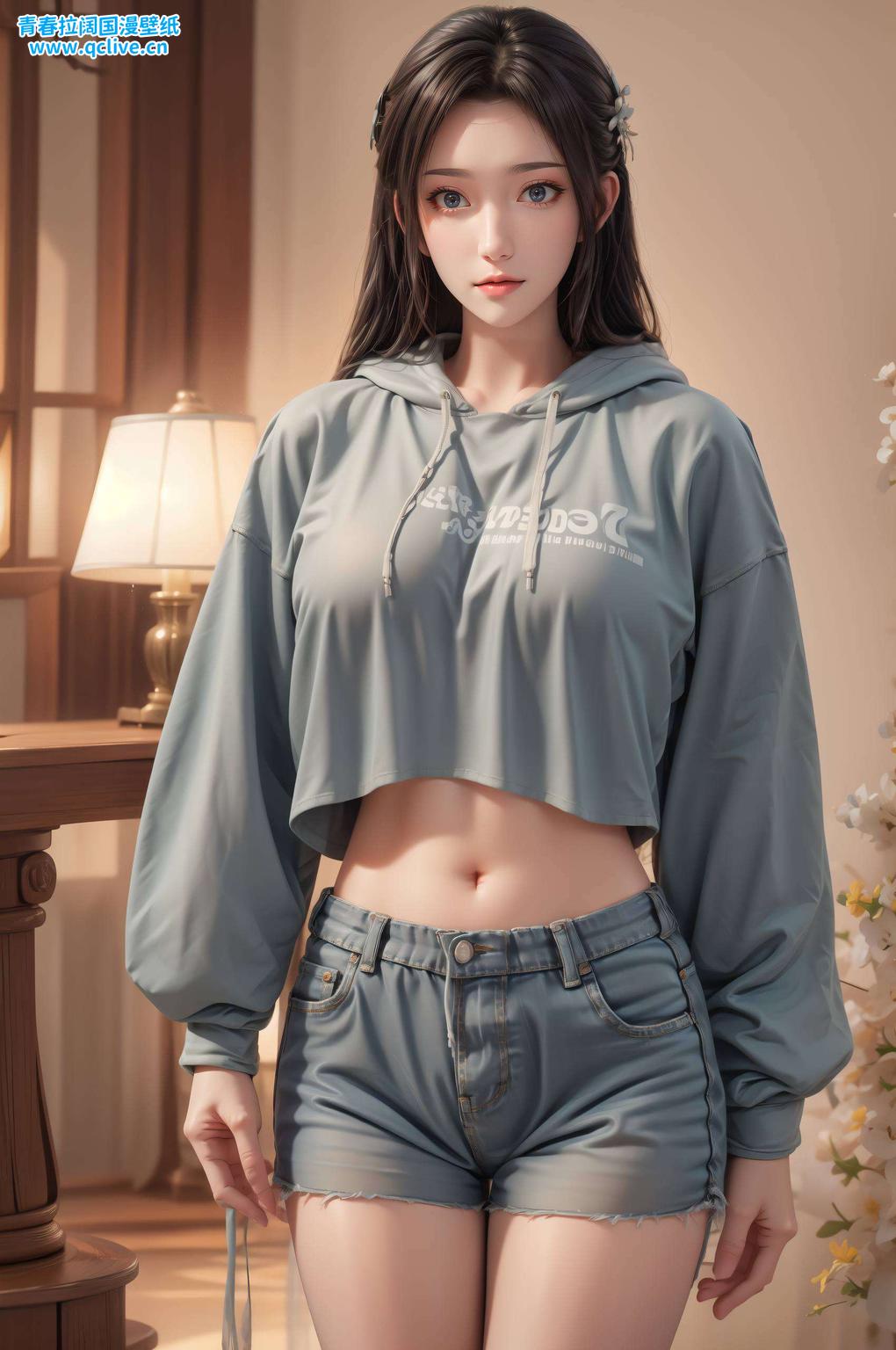 漫步在古风的世界里鲜艳的红色