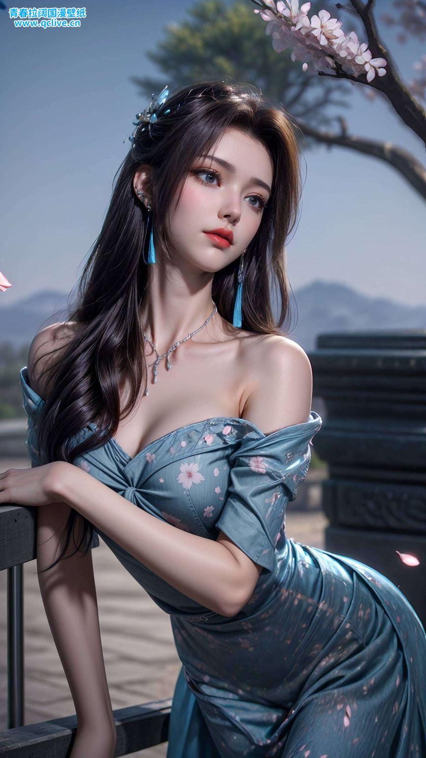 线条流畅将国漫之美融入桌面背景