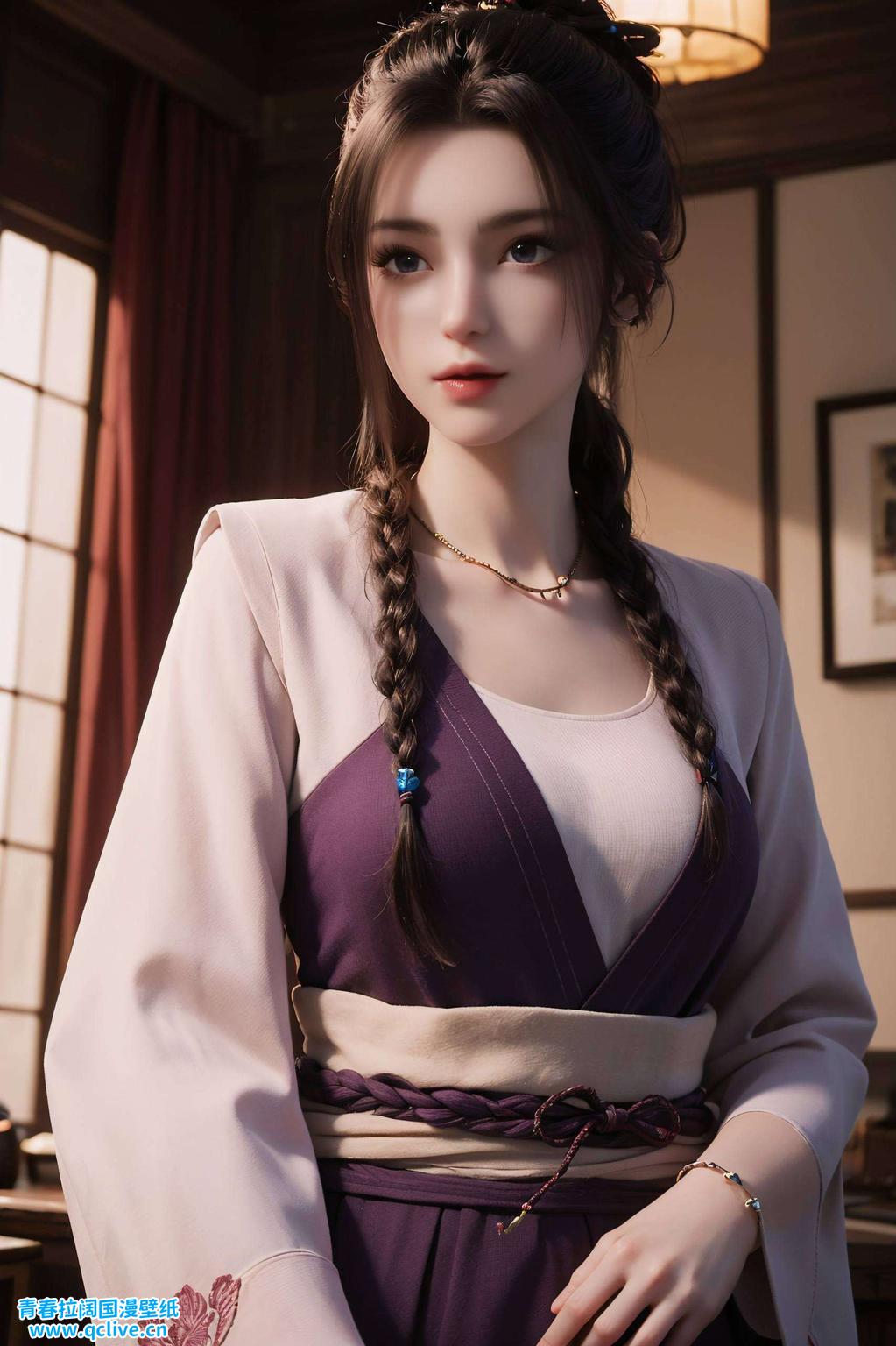 轻松一设全屏AI绘画动作素材
