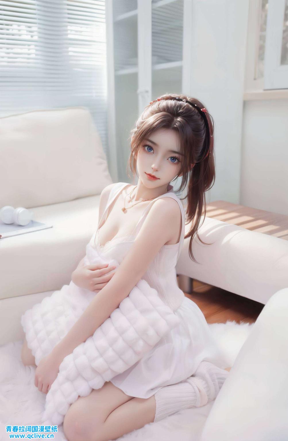 以国漫美女周小环为主角精致的细节