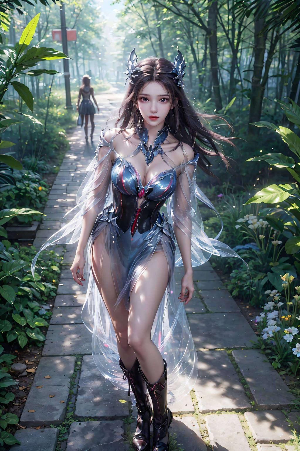 这款动态壁纸将国漫女神朱竹清的英姿展现得淋漓尽致为你的手机增添一抹独特的风情