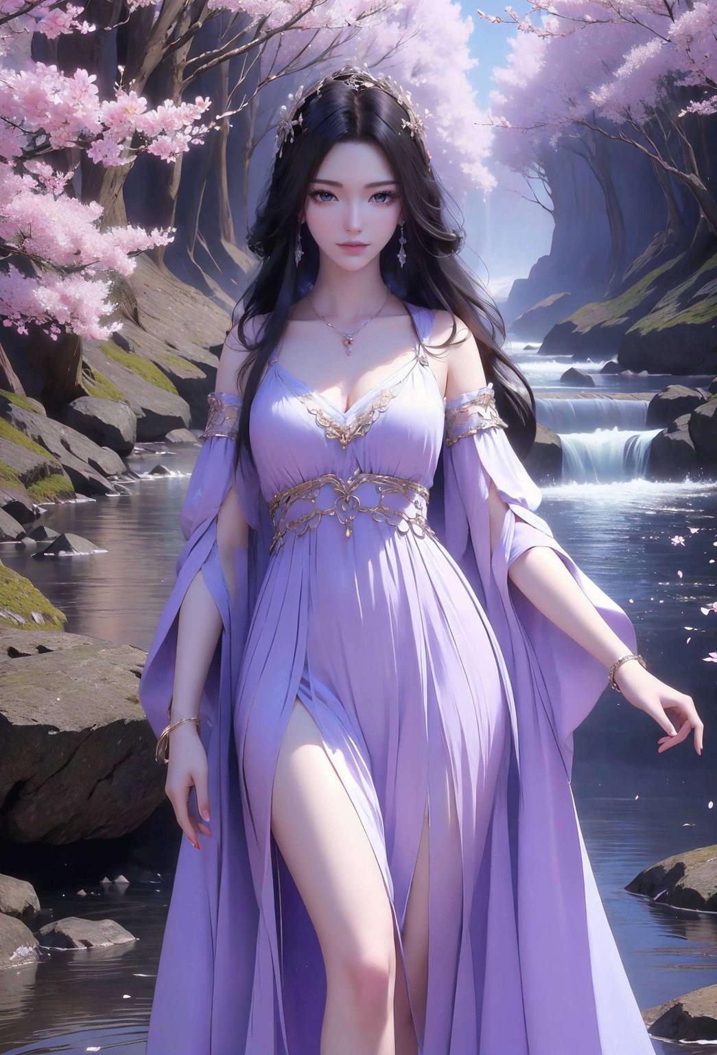 紫灵插画壁纸免费下载