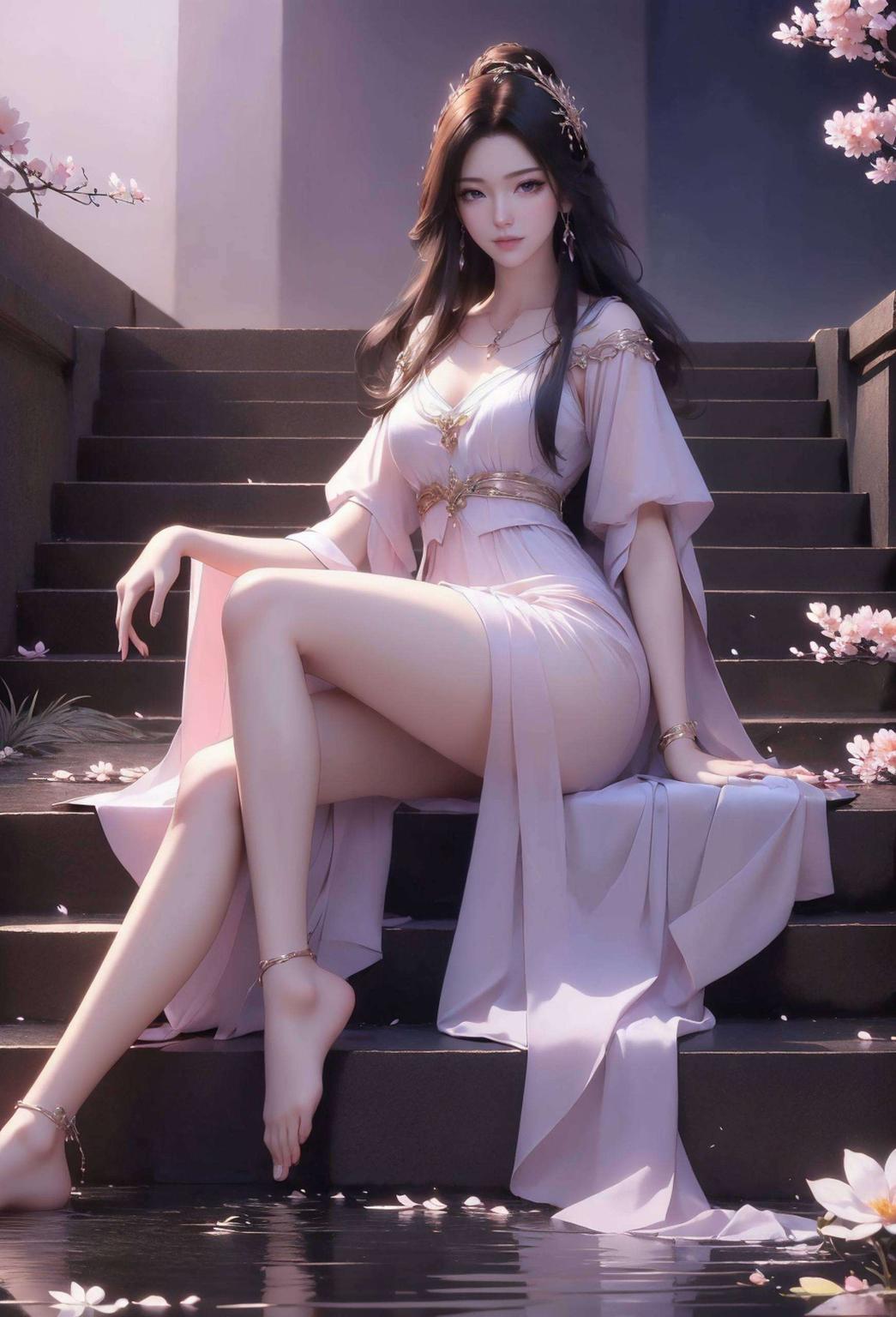 成为了无数粉丝心中的平板壁纸首选紫灵的美更加光彩照人