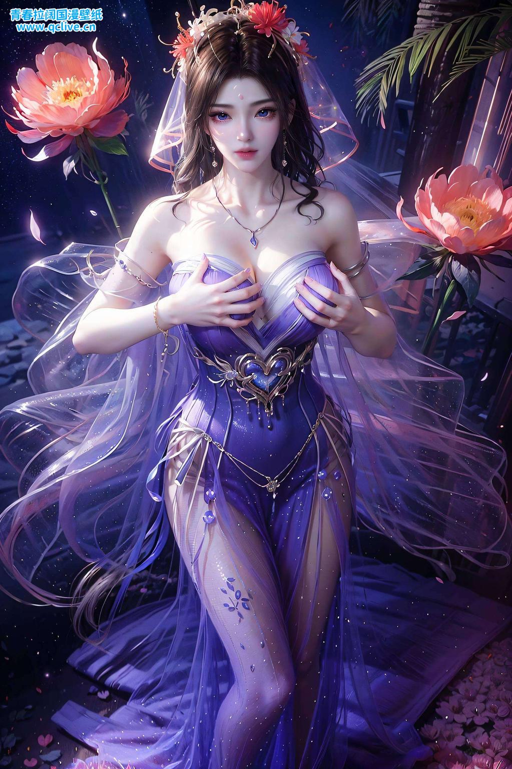 融入了浪漫的粉色元素都是与紫灵的美丽邂逅