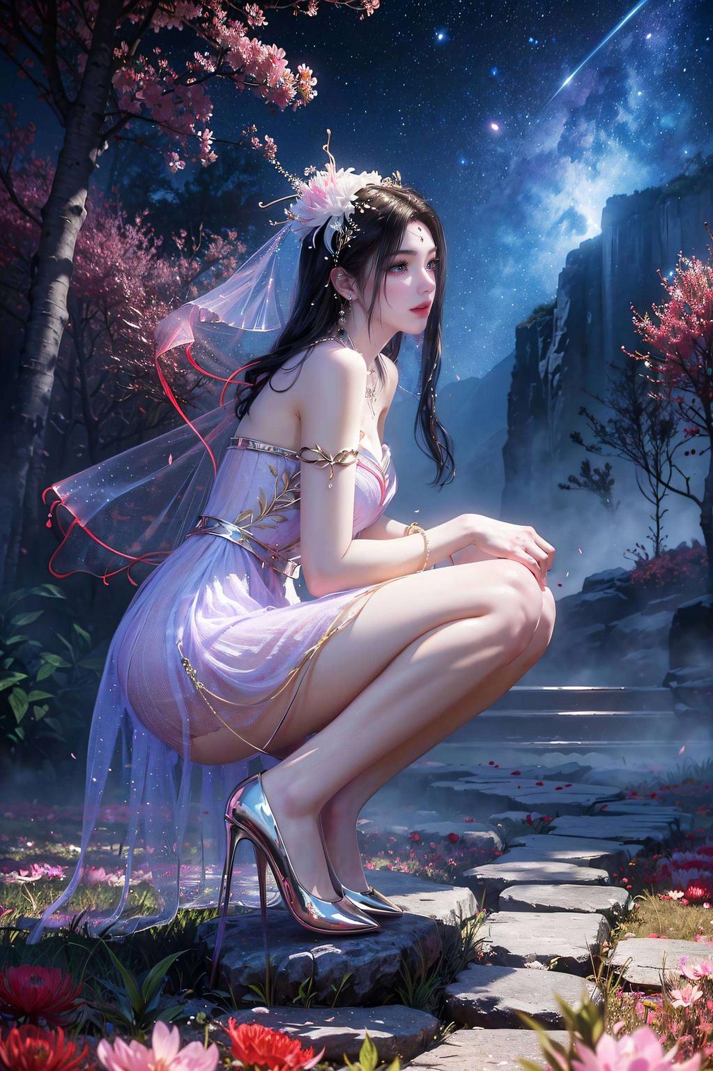 即将成为众人羡慕的焦点细腻描绘苹果国漫女神的灵动之美