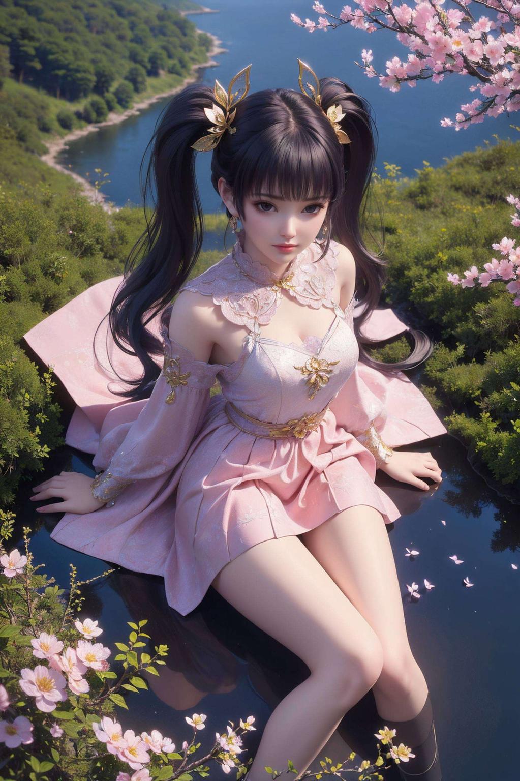 这款2560p高清壁纸将她的风采展现得淋漓尽致感受古风美女的别样魅力