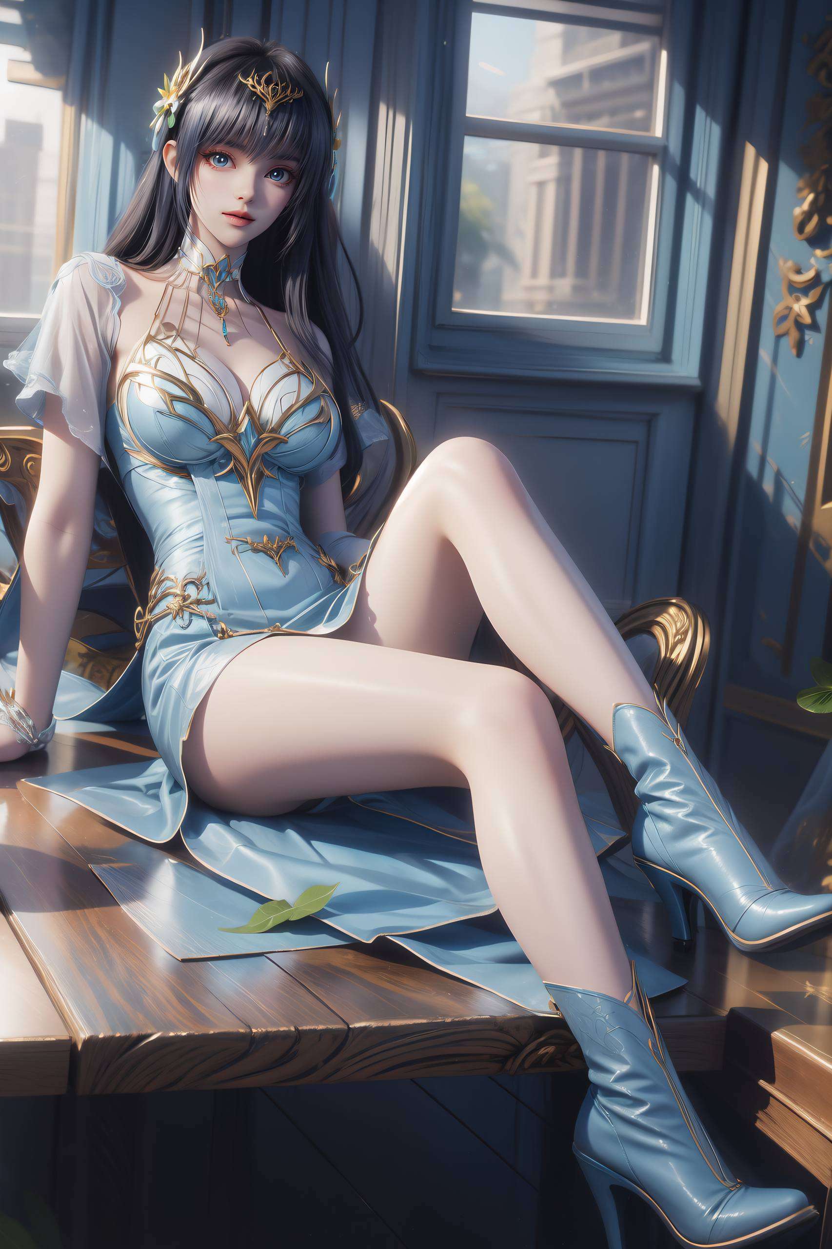 她的美貌与智慧并存作为国漫女神的代表