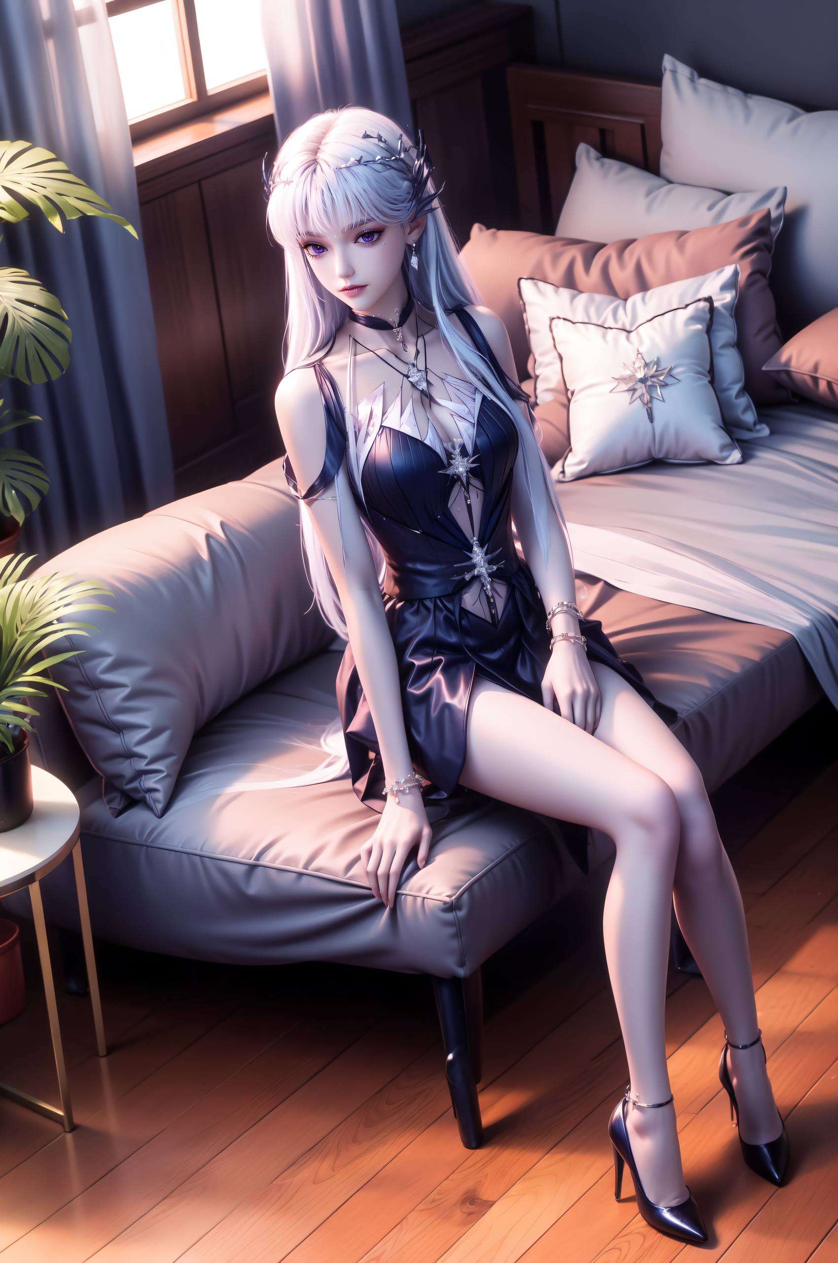 无论是战斗时的英姿这位来自《神印王座》的国漫女神