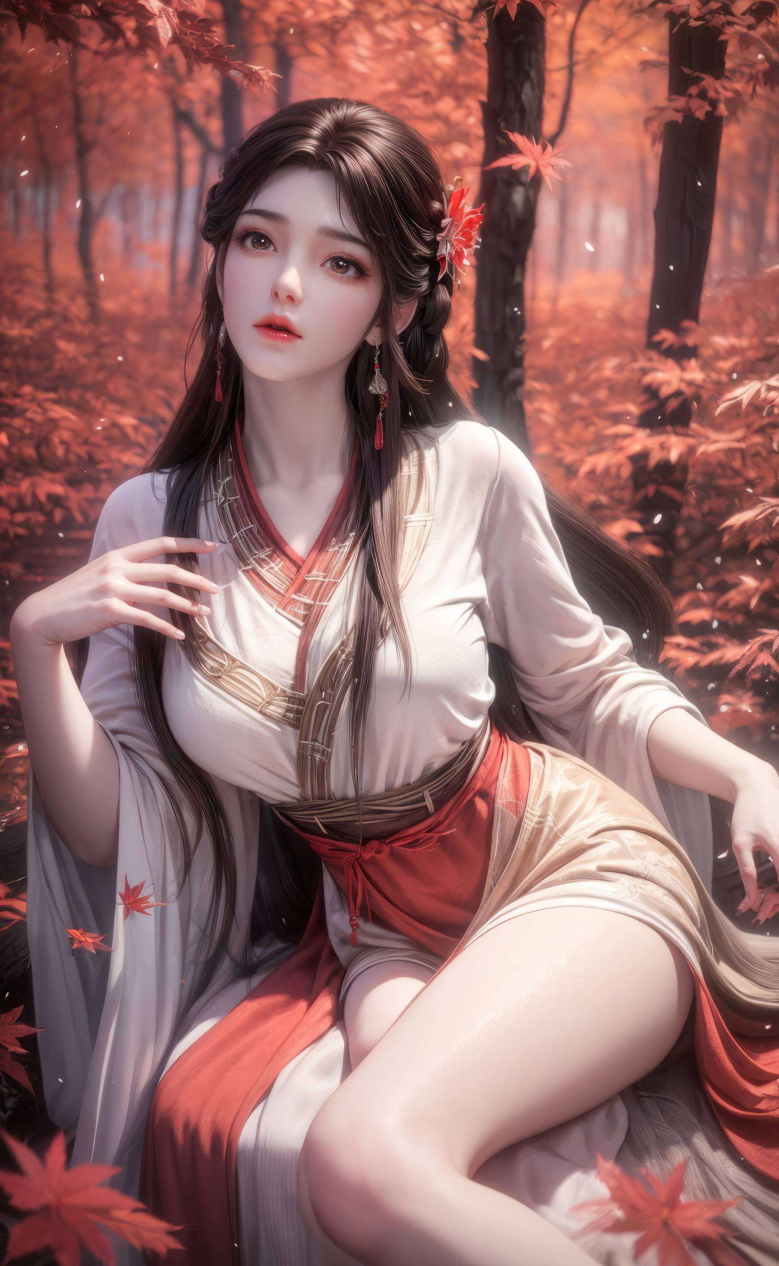 让人忍不住想要一探究竟高清到连她眼角的火焰纹路都能看得一清二楚