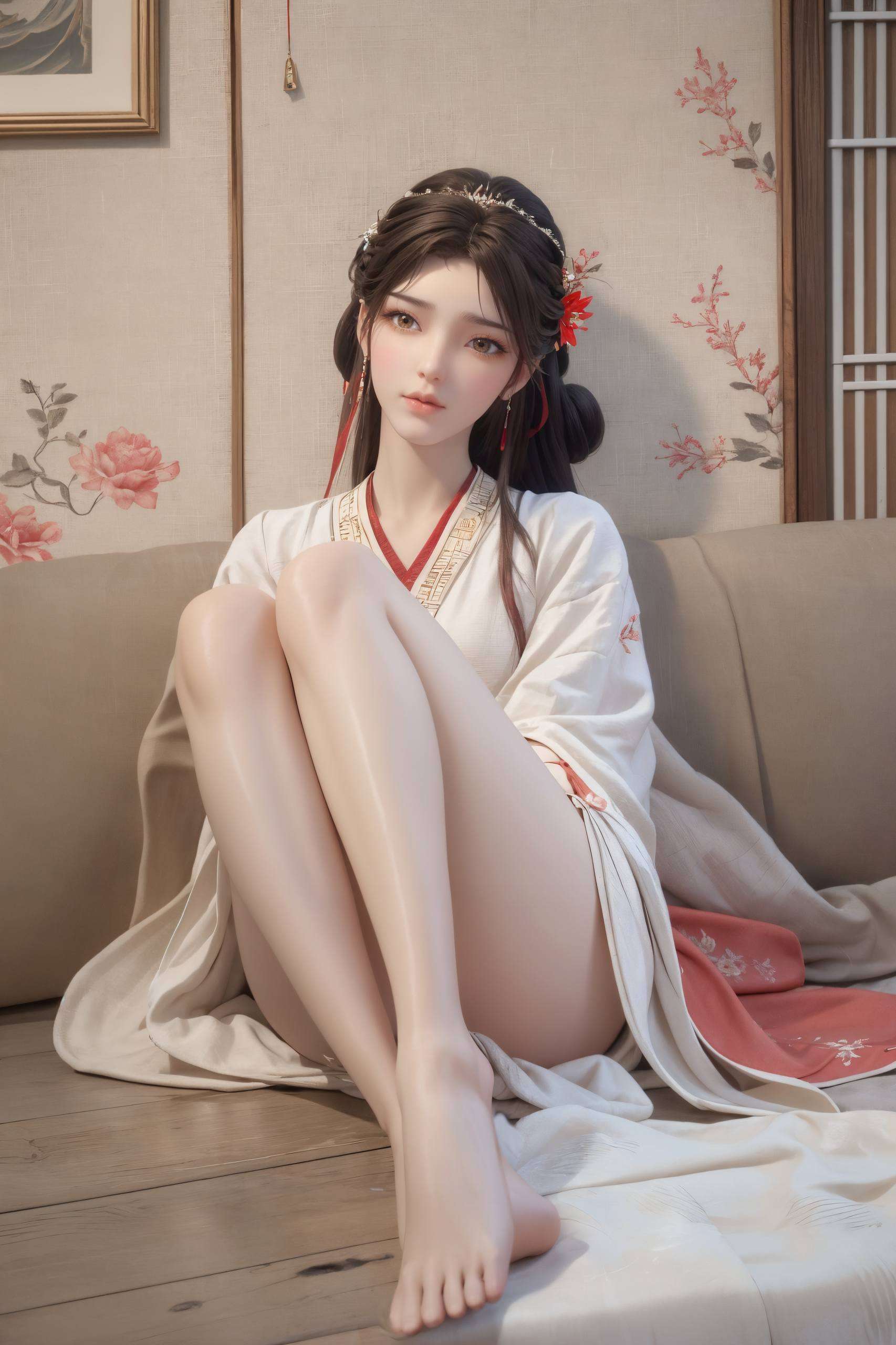 共同编织了一幅动人的壁纸画卷清漪清冷如水