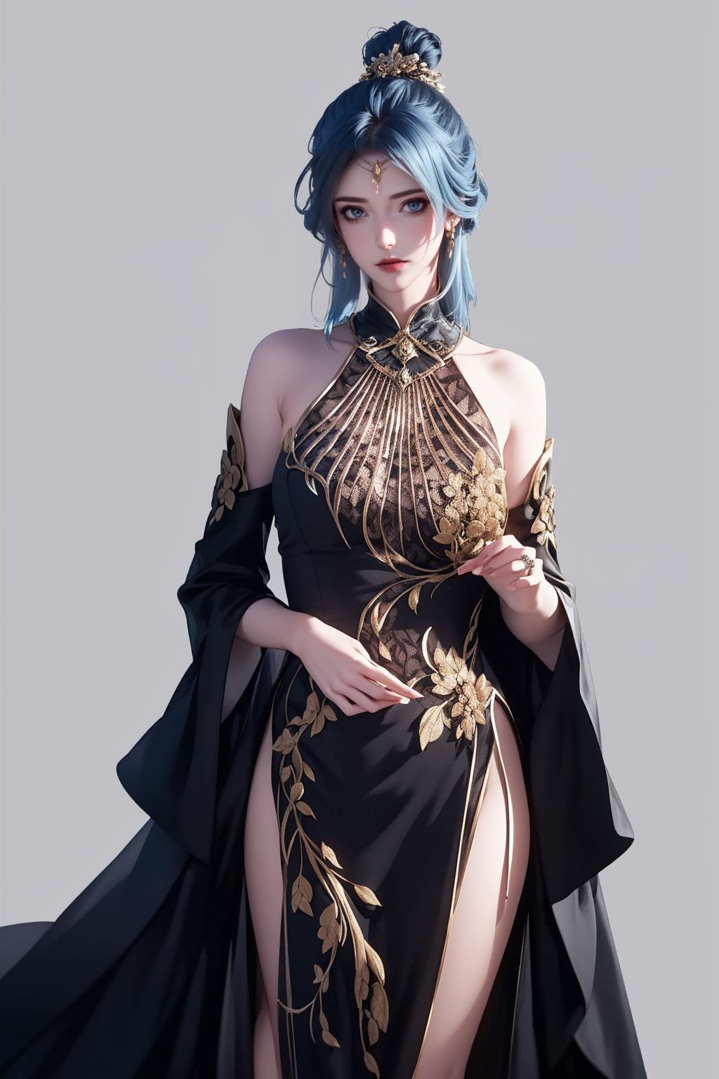 又不失动漫美女的柔情似水让敌人闻风丧胆