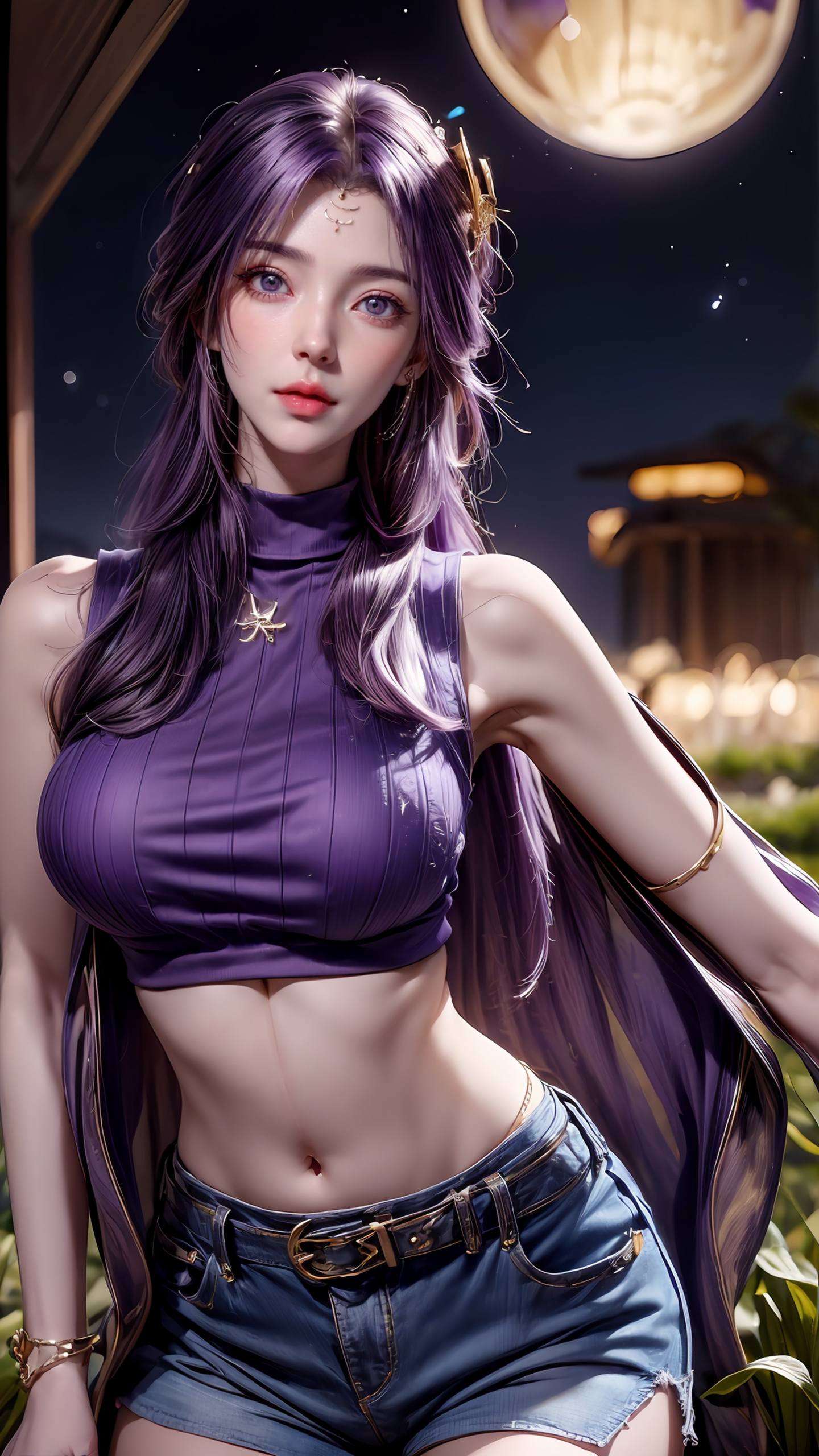 这位来自完美世界的国漫女神更是实力担当