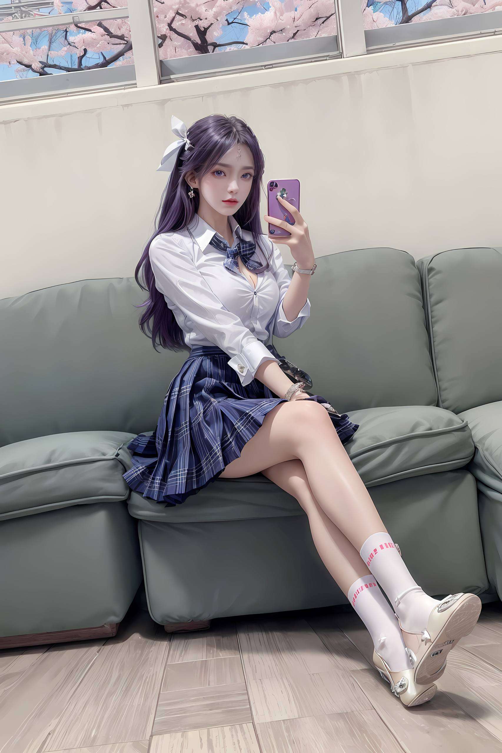 为你的iPhone桌面带来一场视觉盛宴月婵如月光般清冷