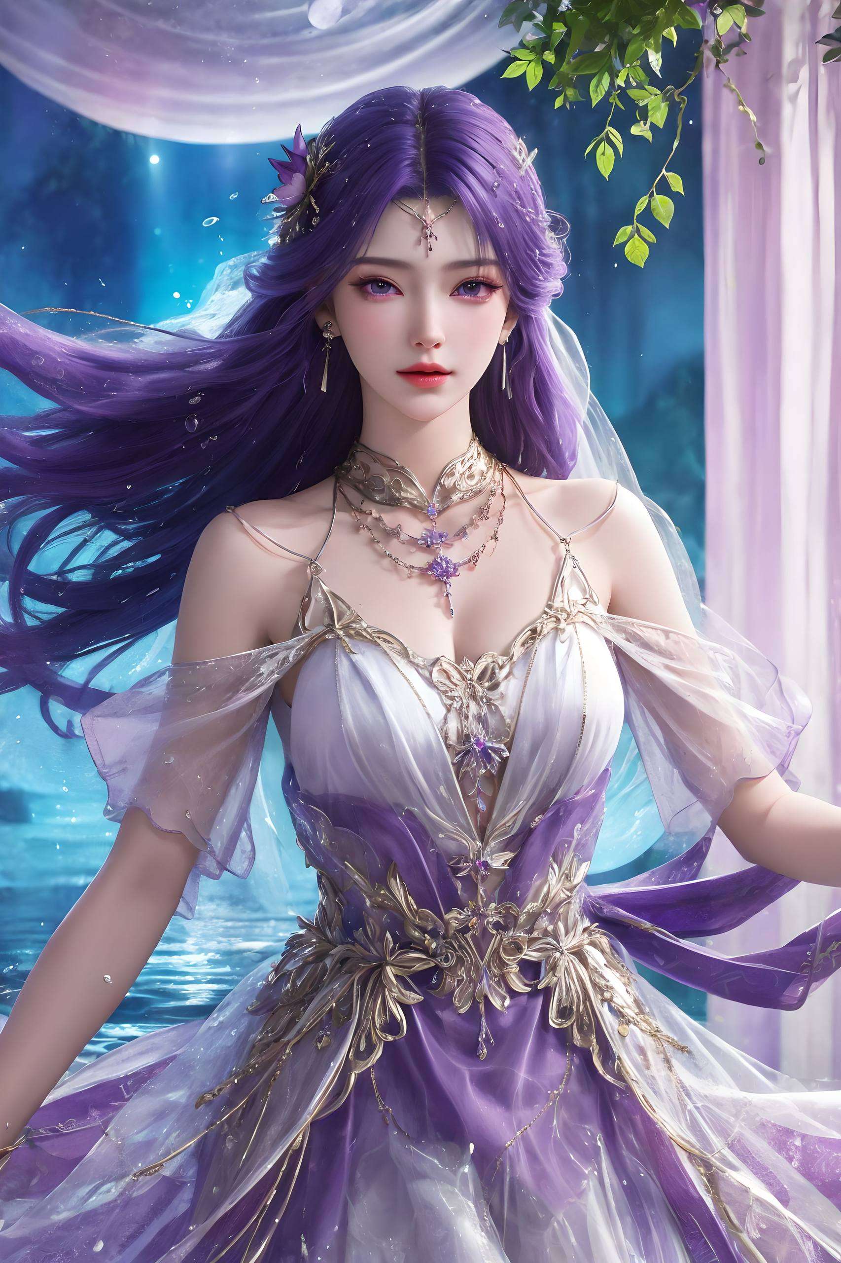 成为了无数动漫迷心中的梦幻壁纸云曦女神以她那绝美的容颜和飘逸的长发