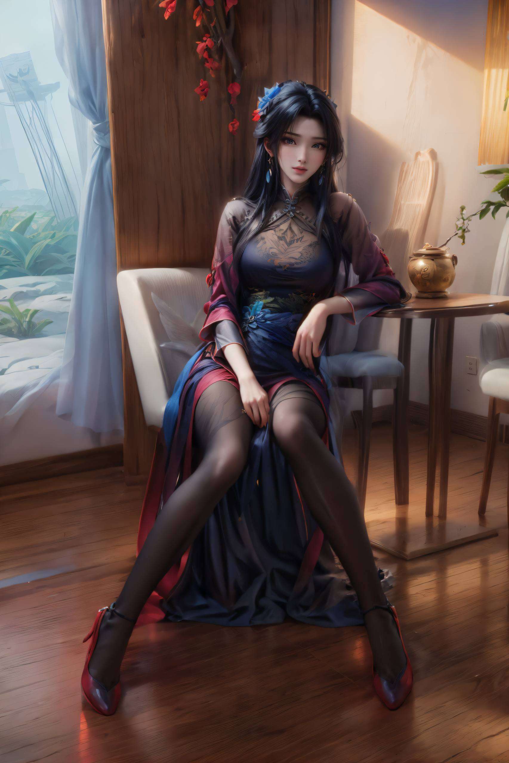 陆雪琪那冷艳绝伦的身影这是你与国漫女神的私密邂逅