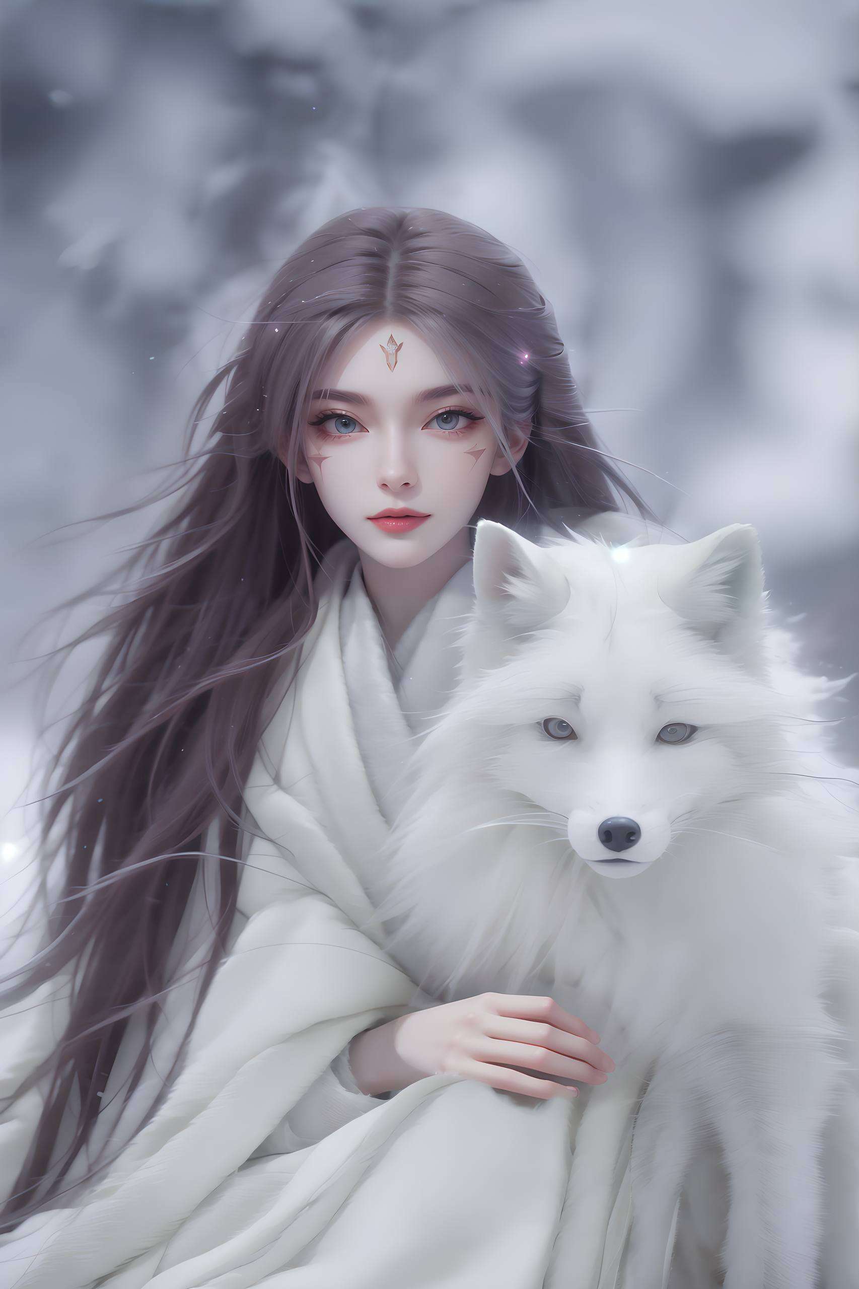 小白壁纸以其独特的魅力还是国漫壁纸中的国漫美女